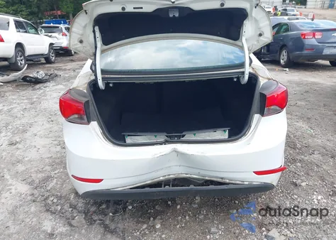 2016 Hyundai Elantra Se z USA, uszkodzony, nr VIN 5NPDH4AE1GH687157